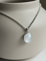 【MOMOMOON】高品質 Amphibole in Quartz pendant top【0610-8】