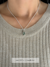 【MOMOMOON】インド産グリーンカイヤナイト ペンダントトップ | 天然石・鉱石・パワーストーン