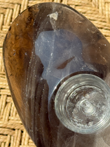 【MOMOMOON】Madagascar smoky quartz candle holder/1.20kg