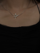 Toggle Clasp Snakechain Necklace