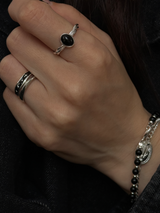 Onyx Toggle Clasp bracelet