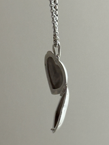 両面刻印【お好きな刻印お入れします】31×31mm Big Heart Locket pendant