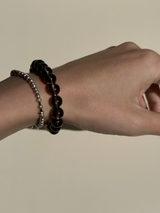 【MOMOMOON】8.4mm Smoky Quartz Bracelet /Brazil