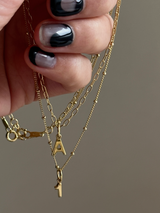 割引対象外K18GP【J】- Dot design - Pendant necklace Chain