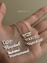【受注生産】Order plate Necklace