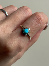 Turquoise Drop Ring/16号