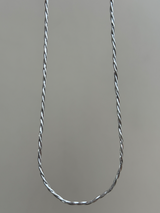 Shiny twistchain Necklace 40cm