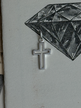 silhouette Cross Pendant top | 20mm