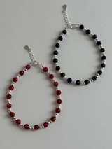 Onyx,Red Onyx Beads bracelet