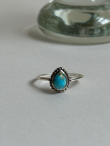 Turquoise Drop Ring/16号