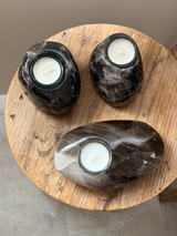 【MOMOMOON】Madagascar smoky quartz candle holder/1.20kg