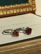 【MOMOMOON】ガーネット ラフカットリング:フリーサイズ| 天然石・鉱石・パワーストーン