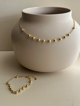 5mm Ball Bracelet/17.5cm+3.5cm