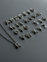 Initial necklace