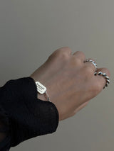 刻印 名入れ Plate Bracelet 16cm・20cm |シルバー925 |