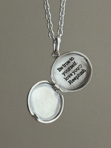 表+内側刻印【お好きな刻印お入れします】 - hidden message Locket pendant Type:Round -