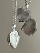 両面刻印【お好きな刻印お入れします】31×31mm Big Heart Locket pendant