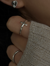 Cross Ring 13号:15号 | silver925 | 十字架 | クロスデザイン 軽量