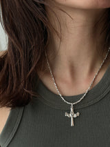 Hand in Heart cross top size 30×21mm 【medium】