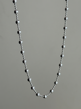 4.0mm ball beads chain necklace 41+2cm