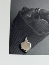 足型・手形 刻印 | Mini Heart Locket pendant top【在庫限り】