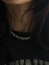 7.5mm fat oval chain necklace 45.5cm