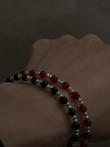 Onyx,Red Onyx Beads bracelet