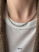 3.5mm幅 重厚 Archiv Chain n Necklace40cm,50cm |シルバー925【セット割引対象外】