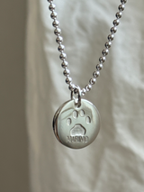 足型・手形 ・オリジナルデータ刻印専用プレート| 18mm Round plate【厚みあり】