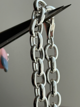 7.5mm fat oval chain necklace 45.5cm