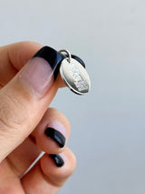 足型・手形 ・オリジナルデータ刻印専用プレート| 薄型 Round plate【軽量】