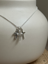 silhouette Cross Pendant top | 20mm