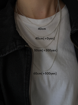 チェーンセット・両面刻印【お好きな刻印お入れします】Original Message series - Necklace+Top SET -