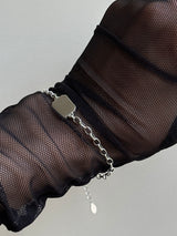 刻印 名入れ Plate Bracelet 16cm・20cm |シルバー925 |