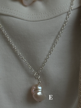 Silver925×天然石|バロックパール ペンダントトップ(Reeplushハンドメイド) 単体