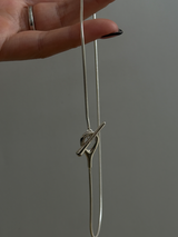 Toggle Clasp Snakechain Necklace
