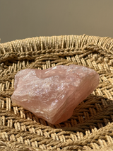 【MOMOMOON】Madagascar Rose quartz candle holder/0.95kg