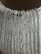 3mm Cable Necklace chain | 40cm,50cm【セット割引対象外】