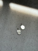 足型・手形 ・オリジナルデータ刻印専用プレート| Nuance Oval plate【厚みあり】シルバー925