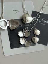 表+内側刻印【お好きな刻印お入れします】hidden message Locket pendant Type:Heart