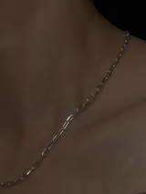 【割引対象外】2.5mm Long cut azuki chain necklace 41.5cm 280 B