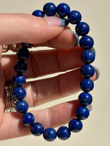 【MOMOMOON】8.3mm Lapis lazuli Bracelet /Afghanistan
