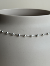 4.0mm ball beads chain necklace 41+2cm