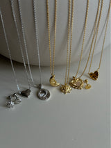 Moon & Sun necklace K18GP