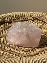 【MOMOMOON】Madagascar Rose quartz candle holder/1.05kg