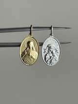 Virgin Mary/Christ double sided design Plate