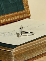 【MOMOMOON】ルチルクォーツ ラフカットリング:フリーサイズ約12〜15号程度 | 天然石・鉱石・パワーストーン