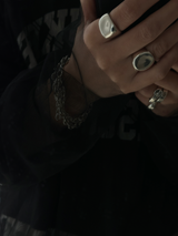 7.5mm fat oval chain necklace 45.5cm