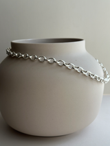 7.5mm fat oval chain necklace 45.5cm