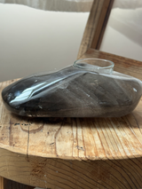 【MOMOMOON】Madagascar smoky quartz candle holder/1.20kg